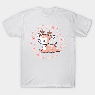 Shy Cute Deer T-Shirt